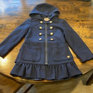 Navy Juicy Couture wool winter coat